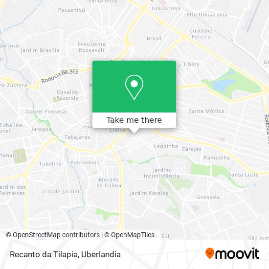 Recanto da Tilapia map