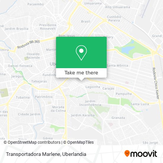 Transportadora Marlene map