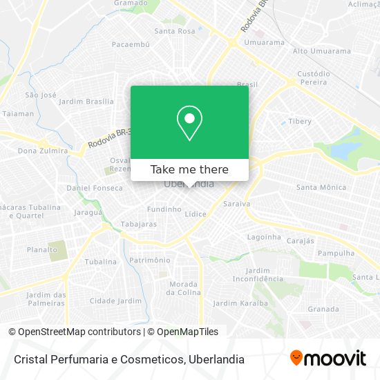 Cristal Perfumaria e Cosmeticos map