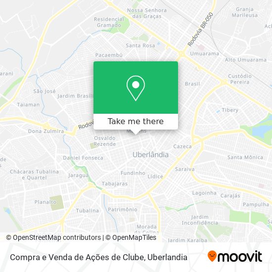 Compra e Venda de Ações de Clube map