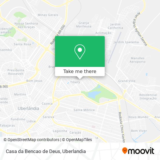 Mapa Casa da Bencao de Deus