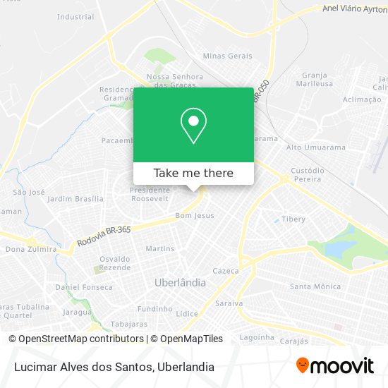 Lucimar Alves dos Santos map
