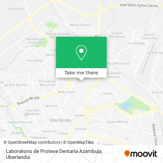 Laboratorio de Protese Dentaria Azambuja map