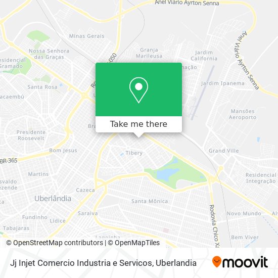 Mapa Jj Injet Comercio Industria e Servicos