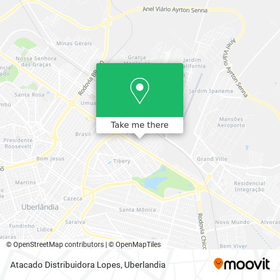 Mapa Atacado Distribuidora Lopes