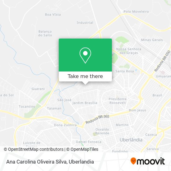 Ana Carolina Oliveira Silva map