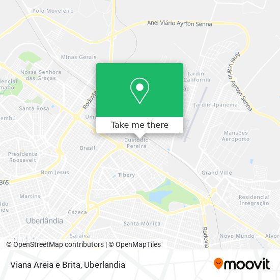 Viana Areia e Brita map