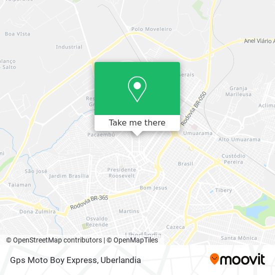 Gps Moto Boy Express map