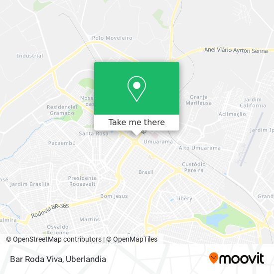 Bar Roda Viva map