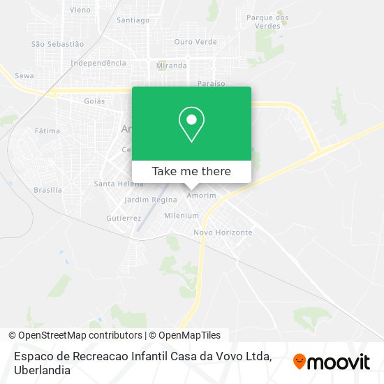 Espaco de Recreacao Infantil Casa da Vovo Ltda map