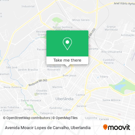 Avenida Moacir Lopes de Carvalho map