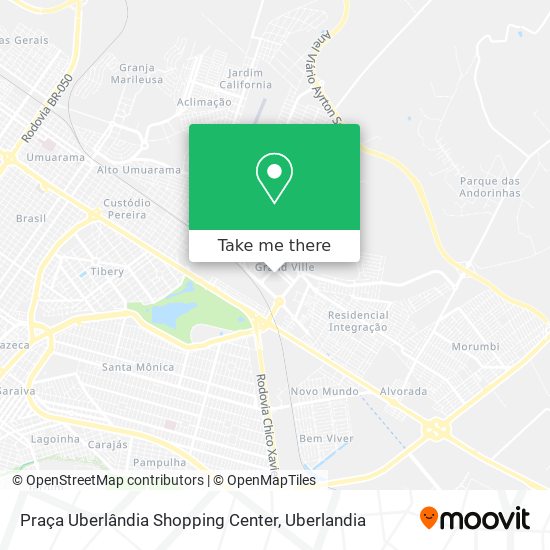 Praça Uberlândia Shopping Center map