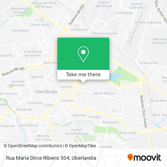 Mapa Rua Maria Dirce Ribeiro 504