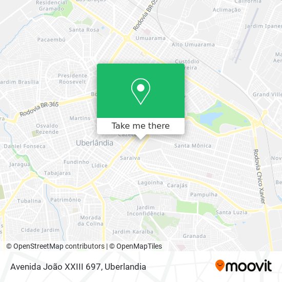 Mapa Avenida João XXIII 697