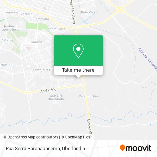 Rua Serra Paranapanema map