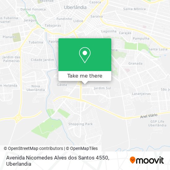 Mapa Avenida Nicomedes Alves dos Santos 4550