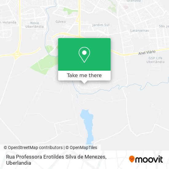 Rua Professora Erotildes Silva de Menezes map