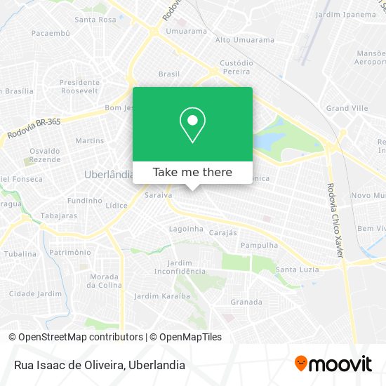 Rua Isaac de Oliveira map