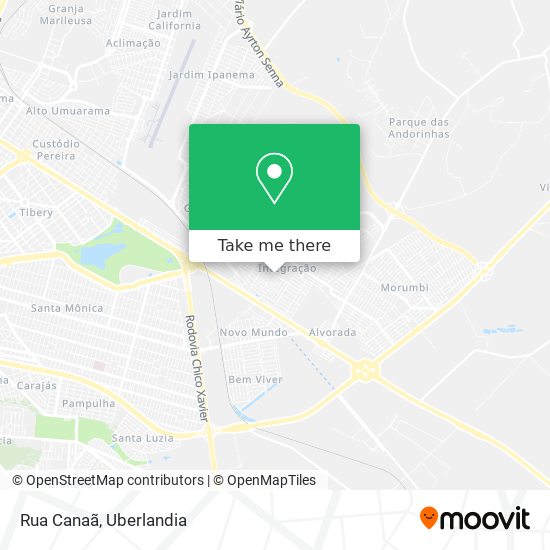 Mapa Rua Canaã