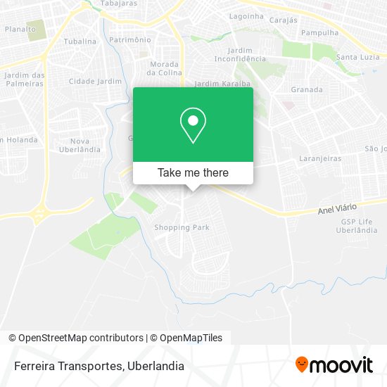 Mapa Ferreira Transportes