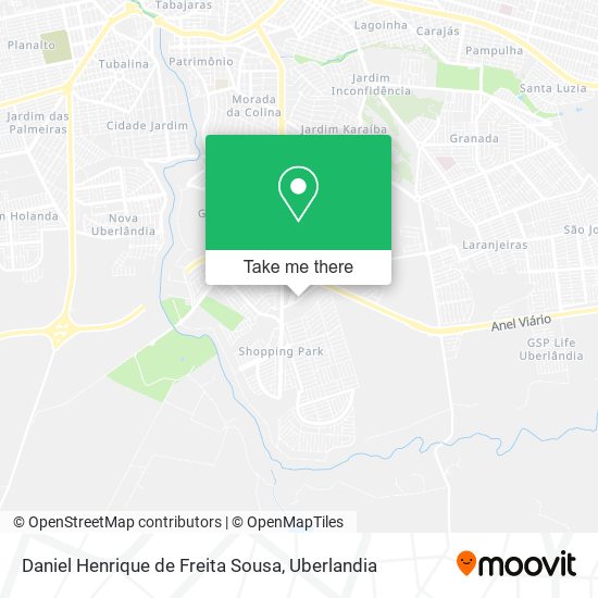 Daniel Henrique de Freita Sousa map