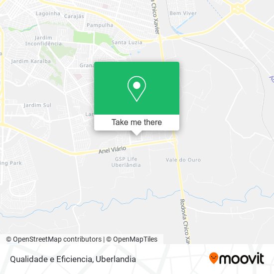 Qualidade e Eficiencia map