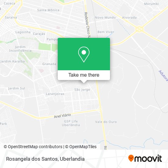 Rosangela dos Santos map