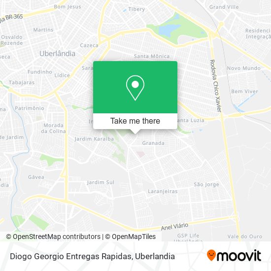 Diogo Georgio Entregas Rapidas map