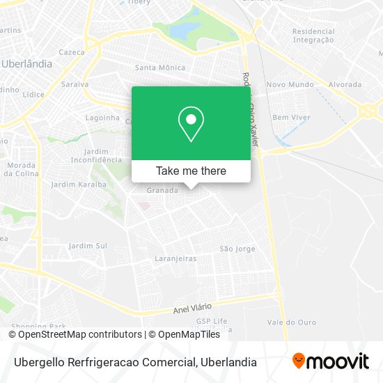 Ubergello Rerfrigeracao Comercial map