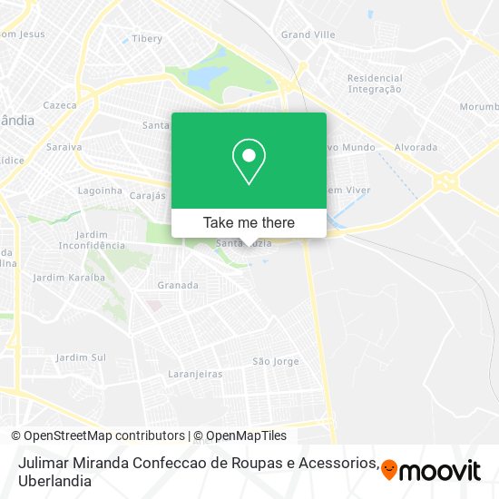 Julimar Miranda Confeccao de Roupas e Acessorios map