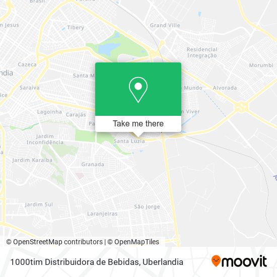 Mapa 1000tim Distribuidora de Bebidas