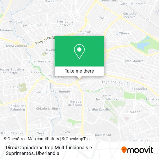 Mapa Dirox Copiadoras Imp Multifuncionais e Suprimentos