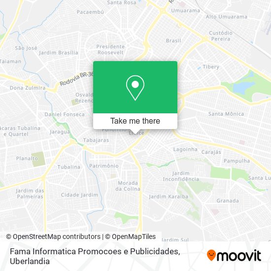 Mapa Fama Informatica Promocoes e Publicidades