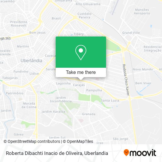 Roberta Dibachti Inacio de Oliveira map