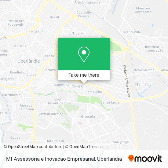 Mapa Mf Assessoria e Inovacao Empresarial