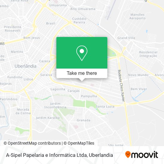 A-Sipel Papelaria e Informática Ltda map