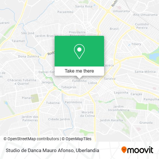 Mapa Studio de Danca Mauro Afonso