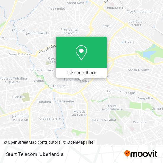 Mapa Start Telecom