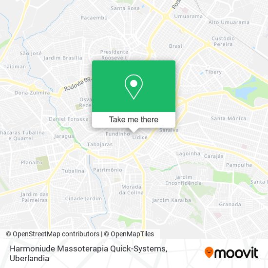 Harmoniude Massoterapia Quick-Systems map