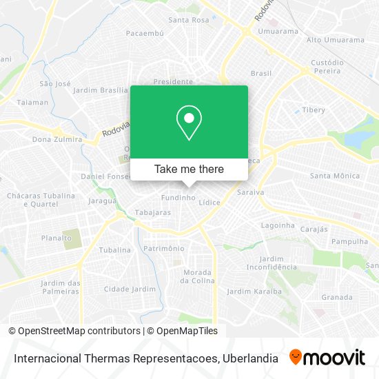 Internacional Thermas Representacoes map