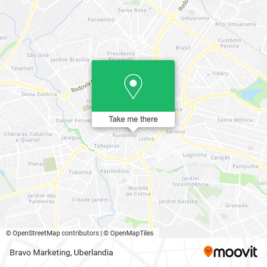 Bravo Marketing map