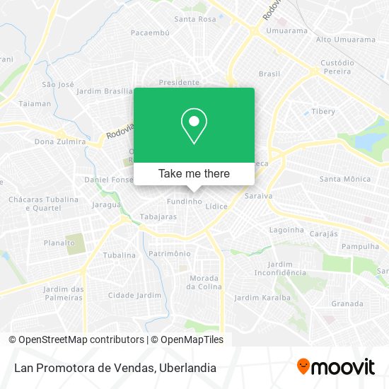 Mapa Lan Promotora de Vendas