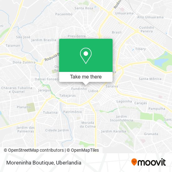 Moreninha Boutique map