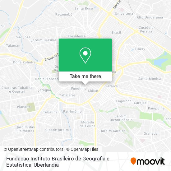 Fundacao Instituto Brasileiro de Geografia e Estatistica map