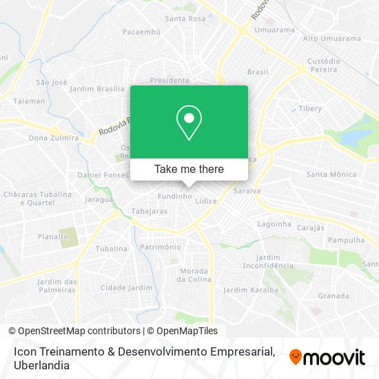 Icon Treinamento & Desenvolvimento Empresarial map