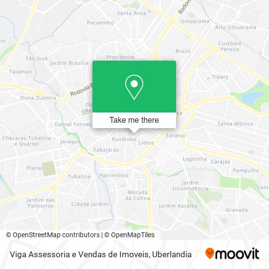 Mapa Viga Assessoria e Vendas de Imoveis