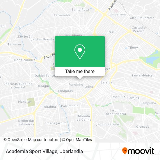 Mapa Academia Sport Village