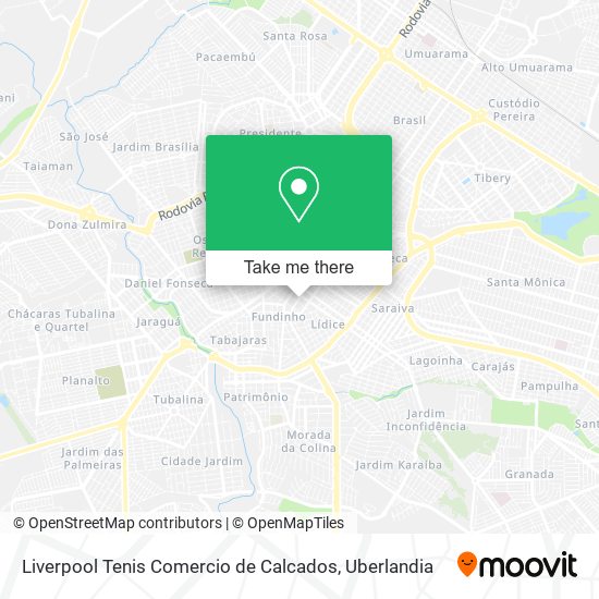 Liverpool Tenis Comercio de Calcados map
