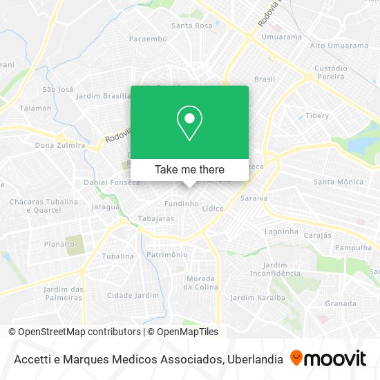 Mapa Accetti e Marques Medicos Associados