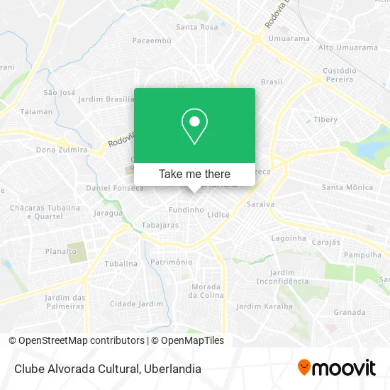 Clube Alvorada Cultural map